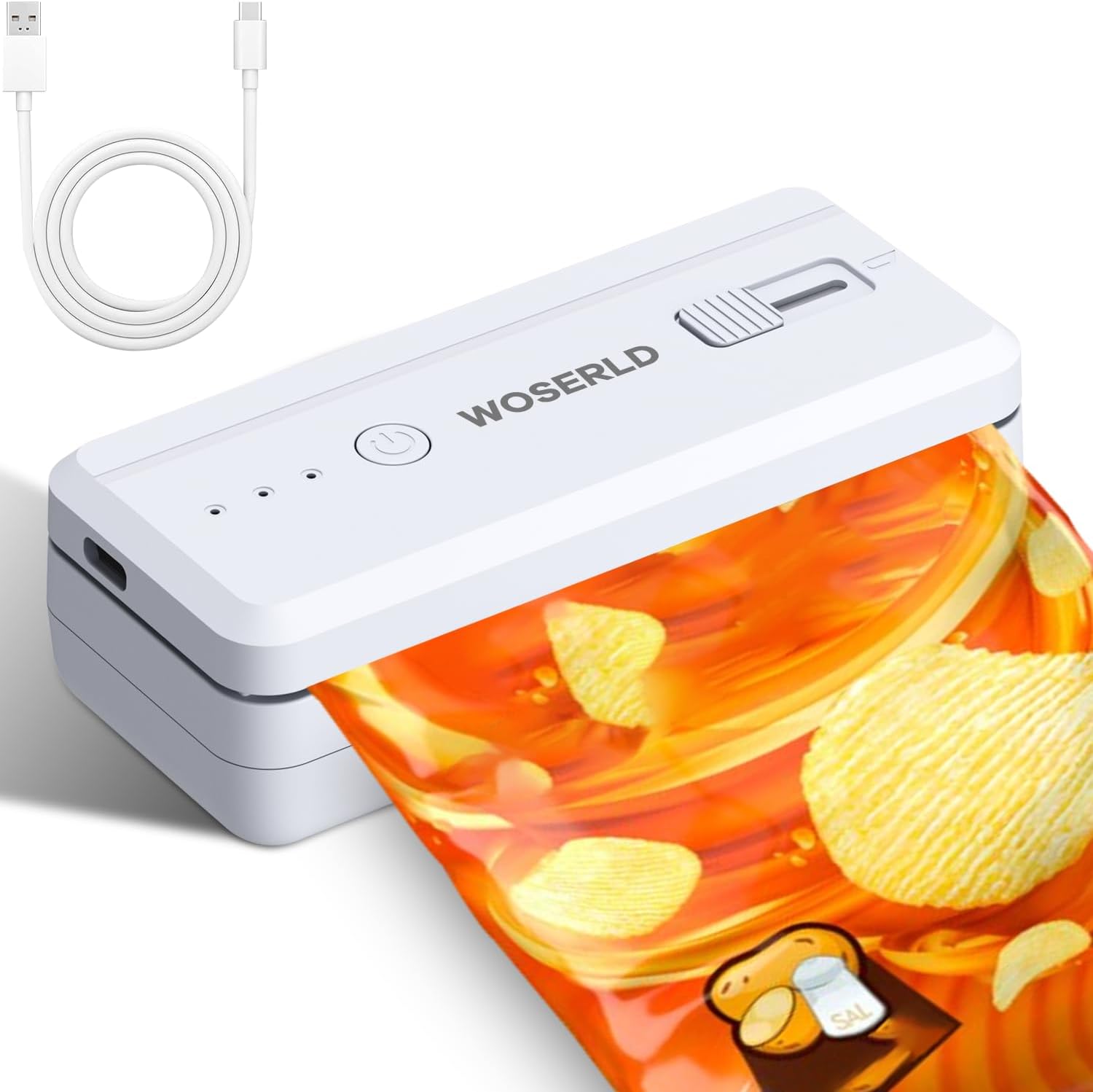 Food Snacks Chips - Sellador de Bolsas Mini, Máquina Selladora