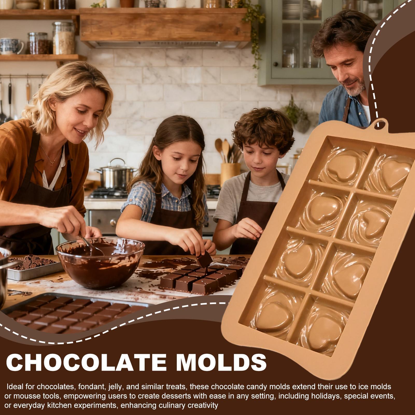 Food Protein Snacks - Moldes para barras de caramelo, flexibles,