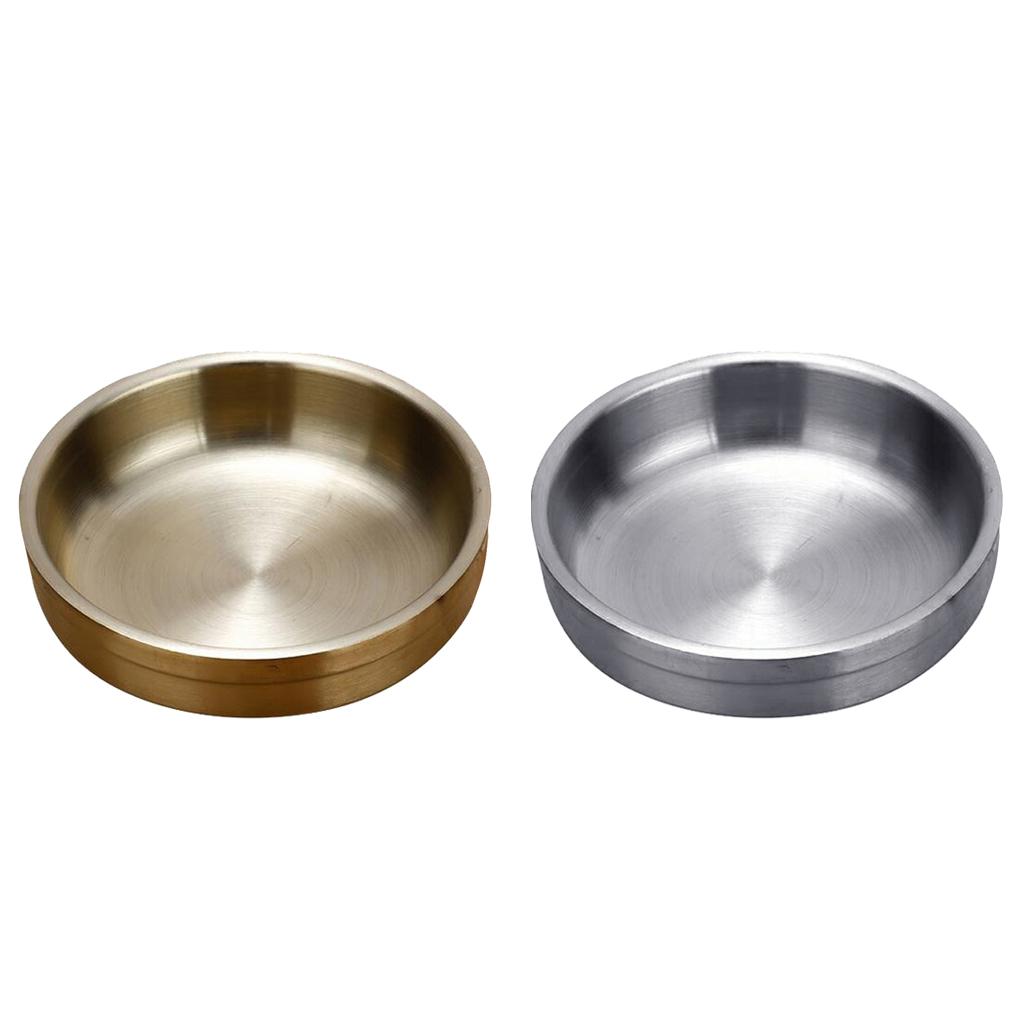 Plato Redondo de Acero Inoxida - Korean Food Snacks reseña y precio