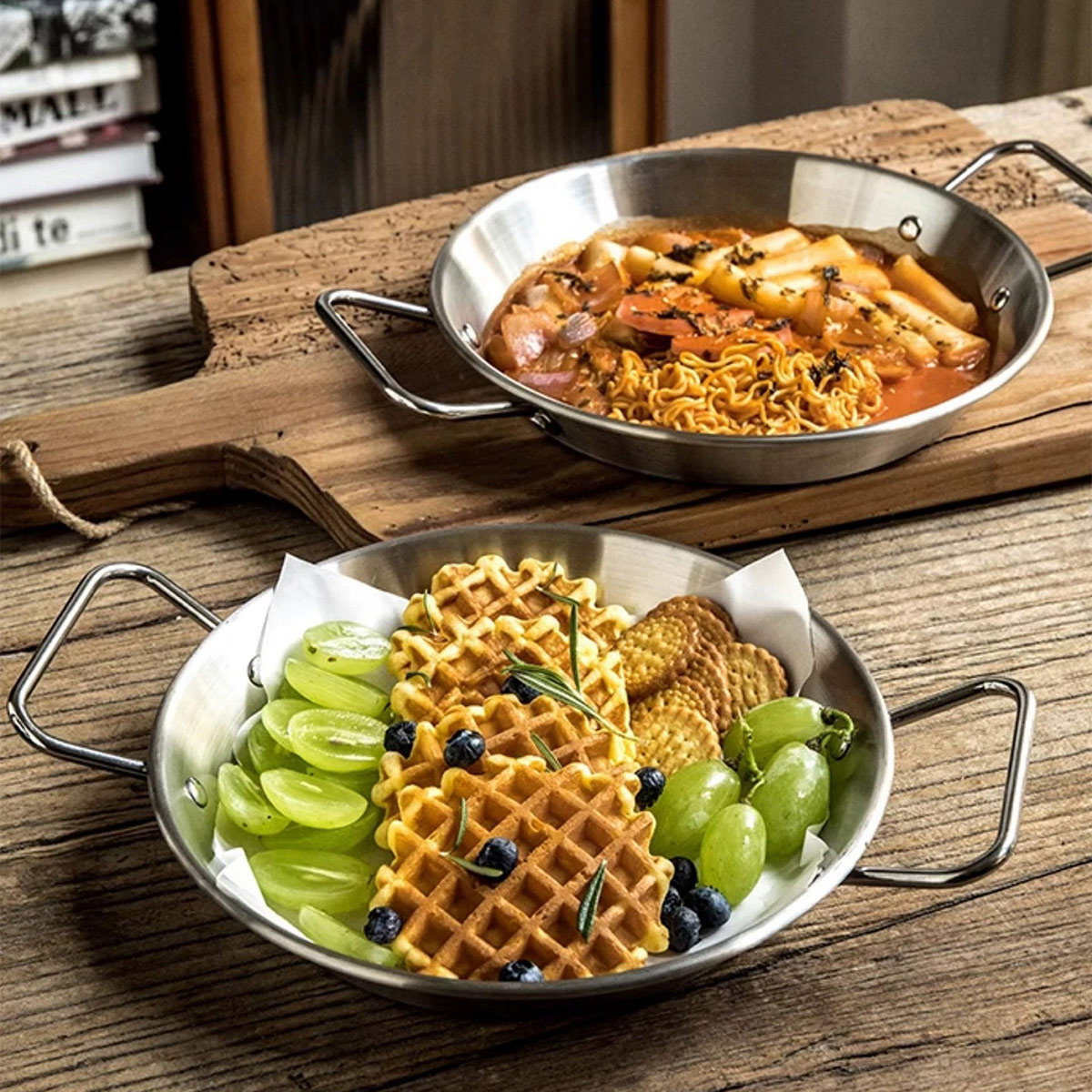 Olla para mariscos de acero in - Korean Food Snacks reseña y precio