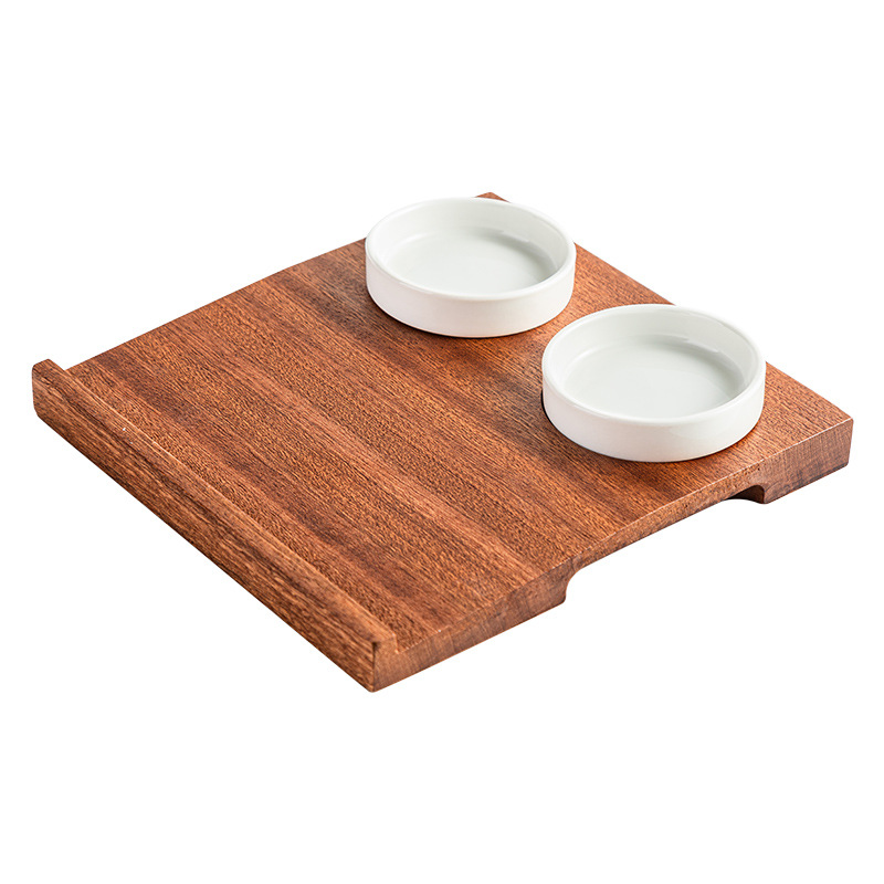 Bandeja de madera para pastel  - Korean Food Snacks reseña y precio