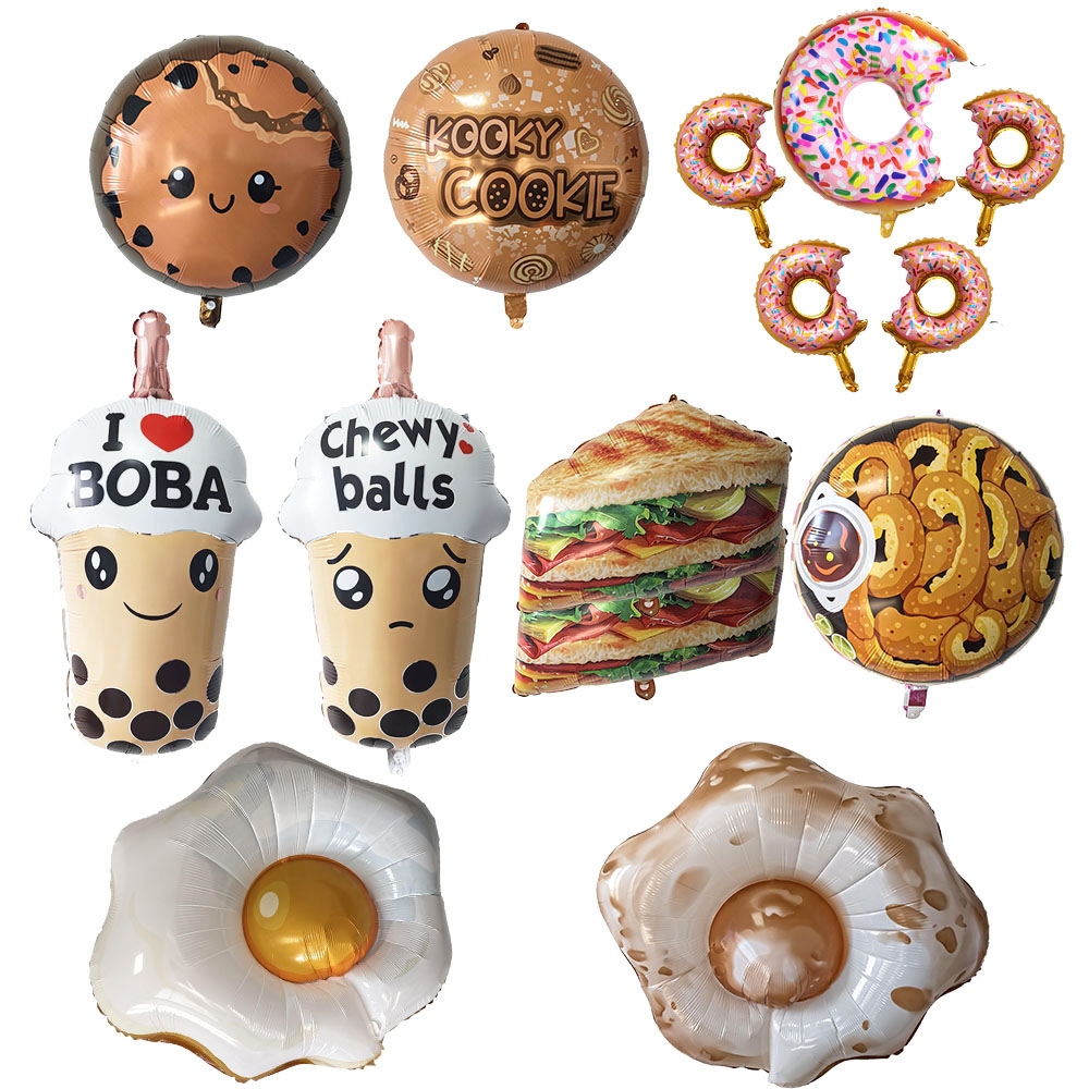 Globos temáticos de comida, hu - Food Snacks Chips reseña y precio