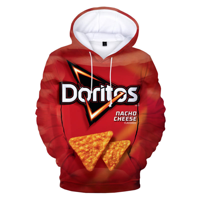Sudadera con capucha para homb - Food Snacks Chips reseña y precio