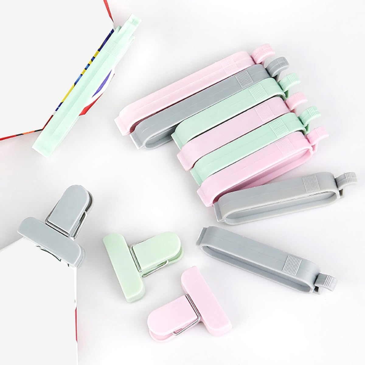 12 clips selladores de plástic - Food Snacks Chips reseña y precio