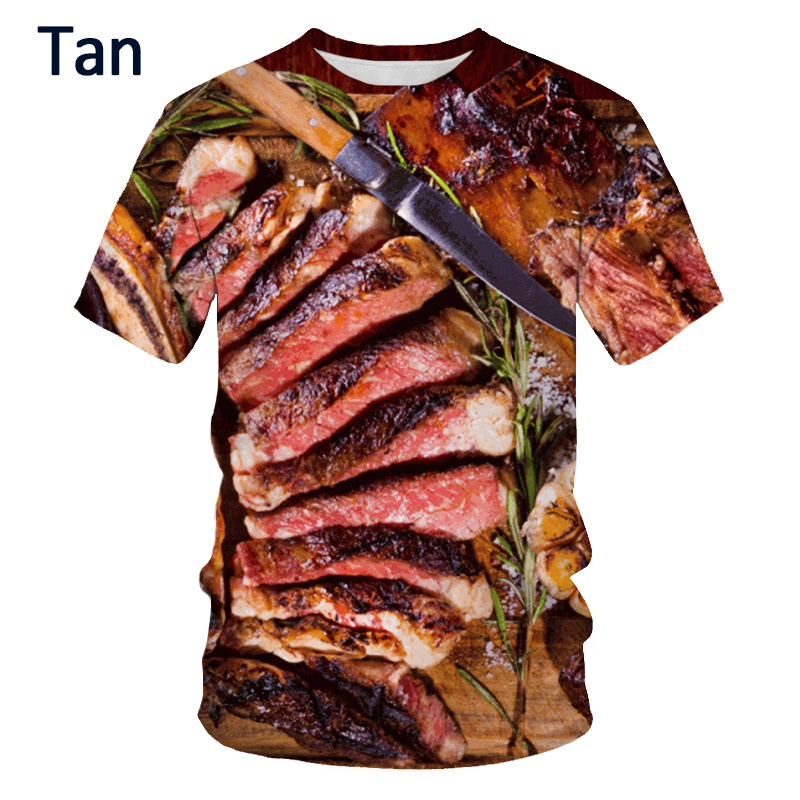 Camiseta gráfica con estampado - Food Snacks Chips reseña y precio