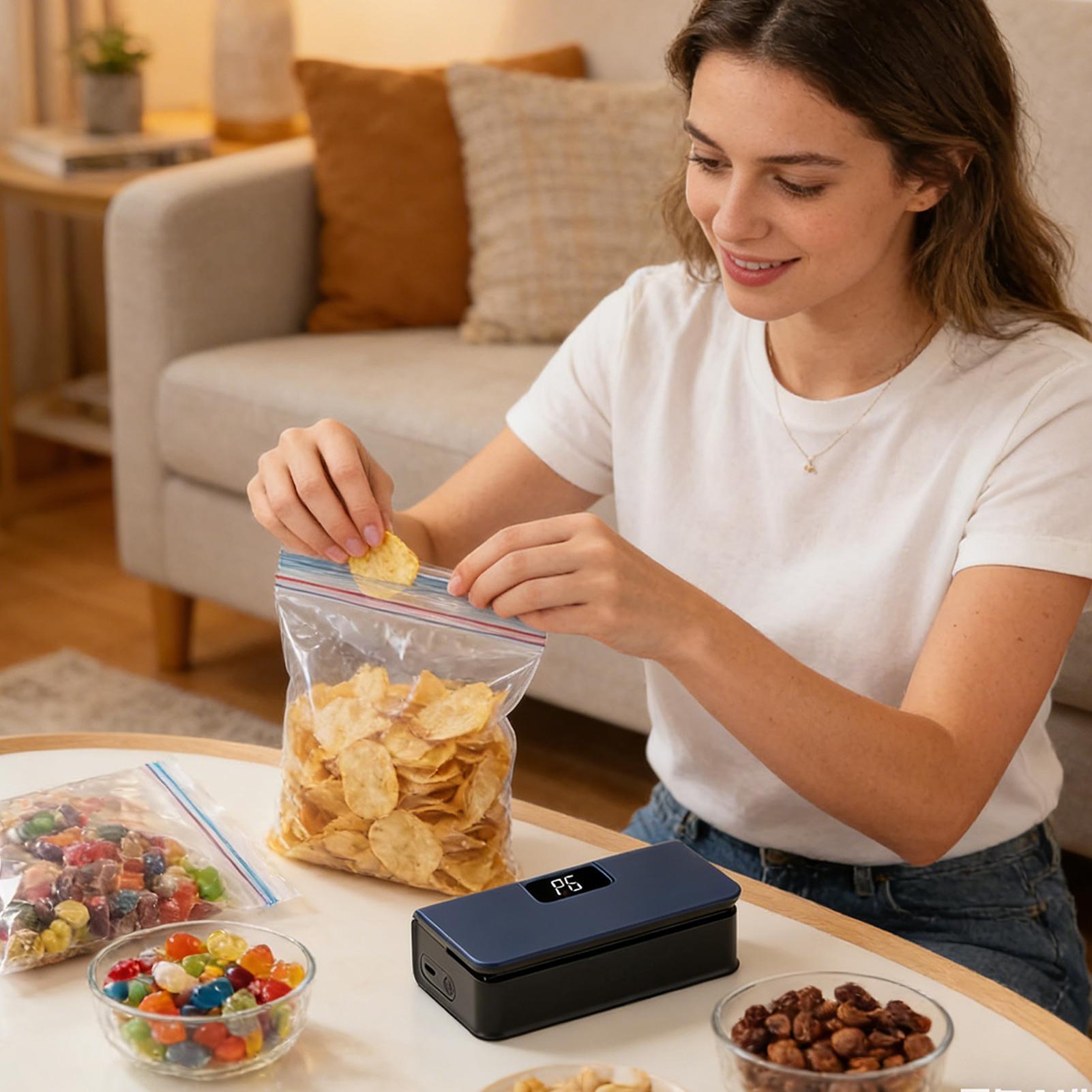 Máquina Selladora de Bolsas Ma - Food Snacks Chips reseña y precio
